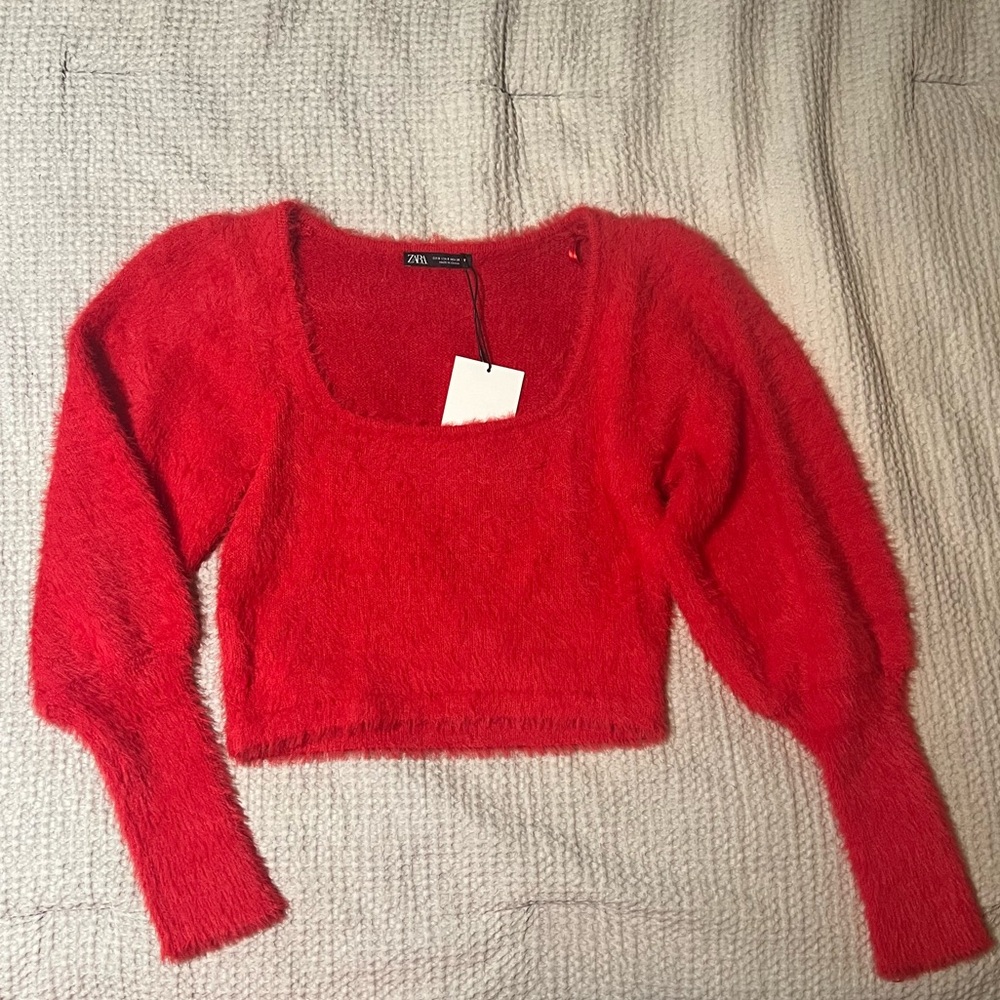 ‼️MOVING SAME ❗️ NWT Zara Soft Touch Cropped Sweater